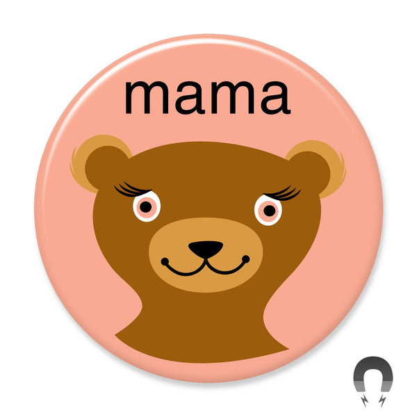 Mama Bear Gift Personalized Magnet for Mom or Grandma Gifts – Weathered  Raindrop