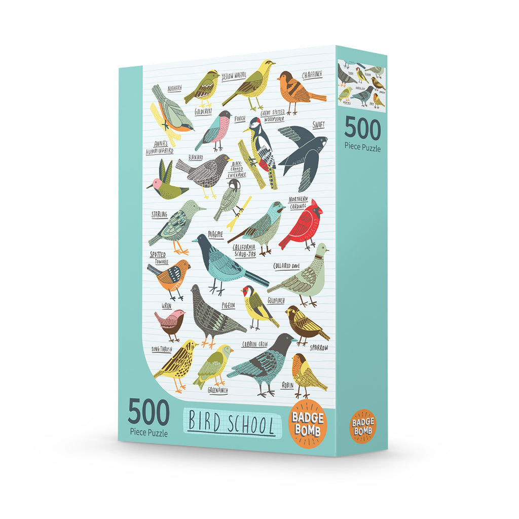 Bird School 500-Piece Puzzle