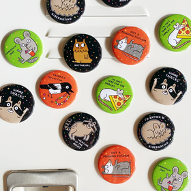 Gimme Snacks Raccoon Magnet