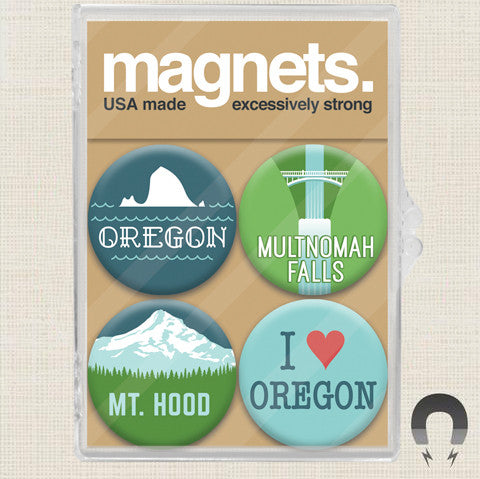 Mt. Hood Oregon Magnet Set