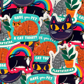 Have You Pet a Cat Today Sticker
