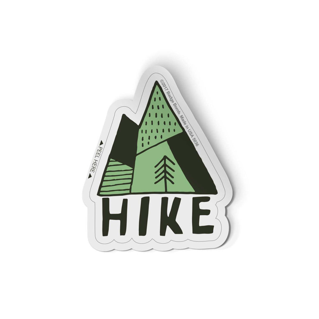 Hike Green Sticker