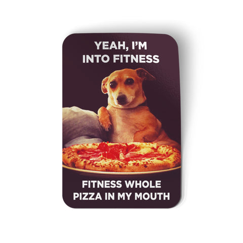 Yeah I'm Into Fitness Sticker