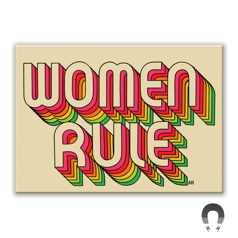 Women Rule Rectangle Magnet