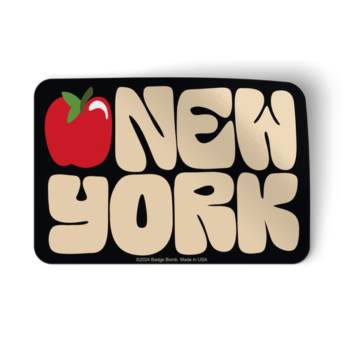 New York Apple Sticker