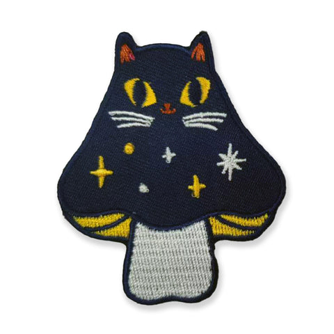 Cosmic Mushroom Cat Patch