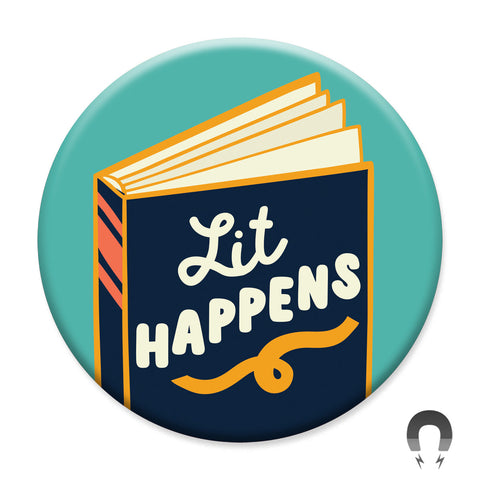 Lit Happens Magnet