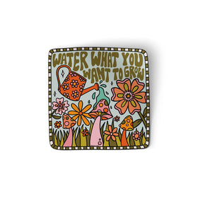 Water What You Want to Grow Sticker
