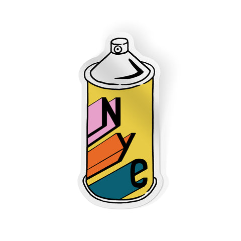 NYC Spray Paint Can Sticker