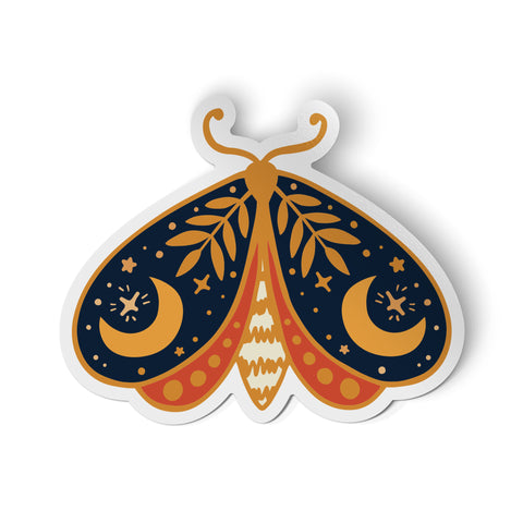 Cosmic Moth Sticker