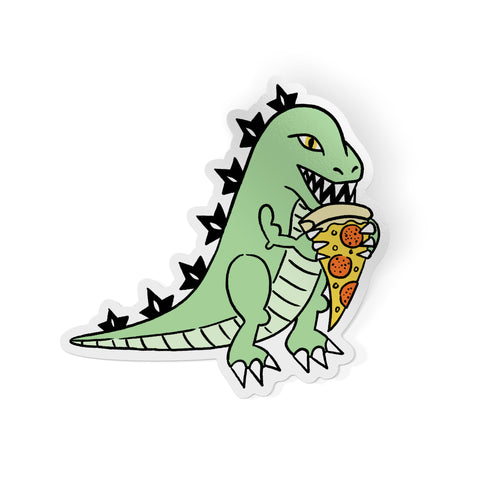 Kaiju Pizza Dragon Sticker