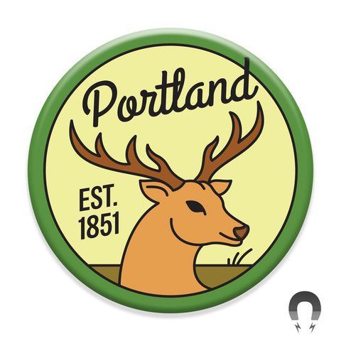 Portland Stag Magnet