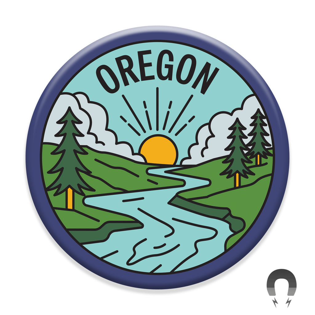 Oregon River Magnet