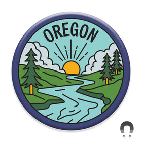 Oregon River Magnet
