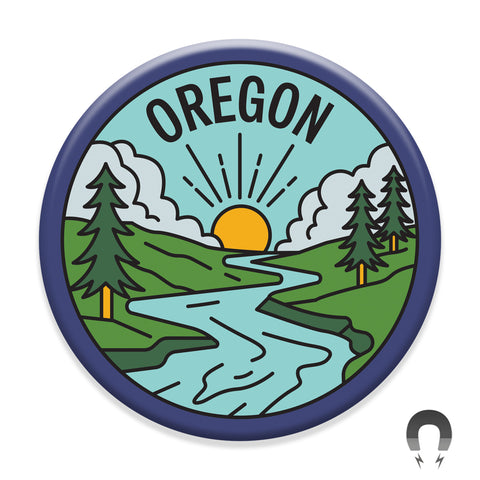 Oregon River Magnet
