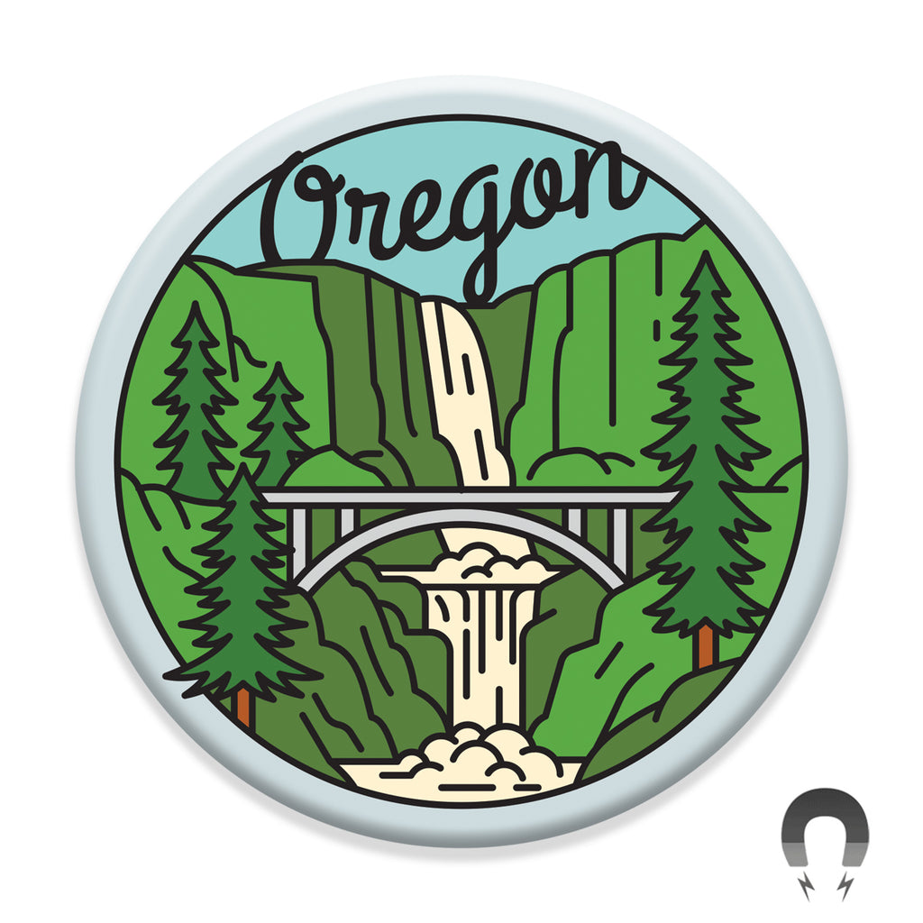 Oregon Multnomah Falls Magnet