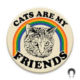 Angry Shorthair Cat Friend Magnet