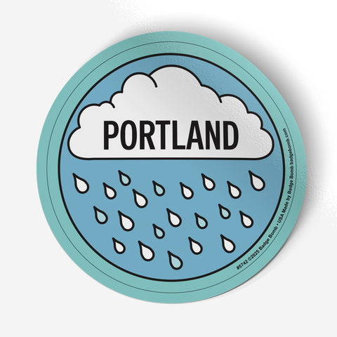 Portland Raincloud Sticker