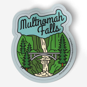 Multnomah Falls Oregon Sticker