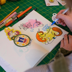 Ai Art Sucks Cat Sticker