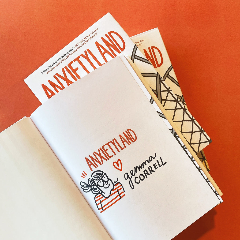 Anxietyland by Gemma Correll *SIGNED COPY*