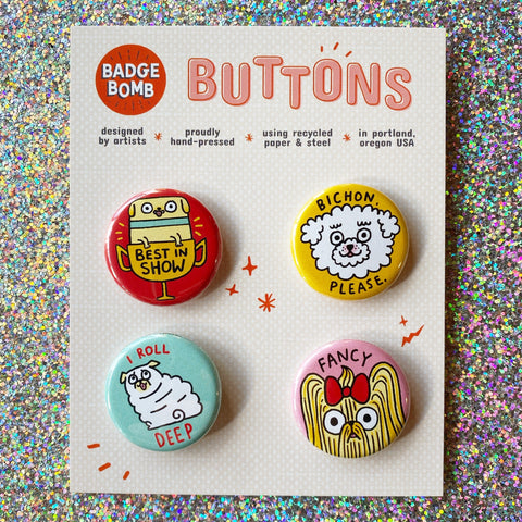 Best In Show 1.25" Button 4-Pack
