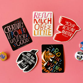 Protect The Vulnerable Sticker