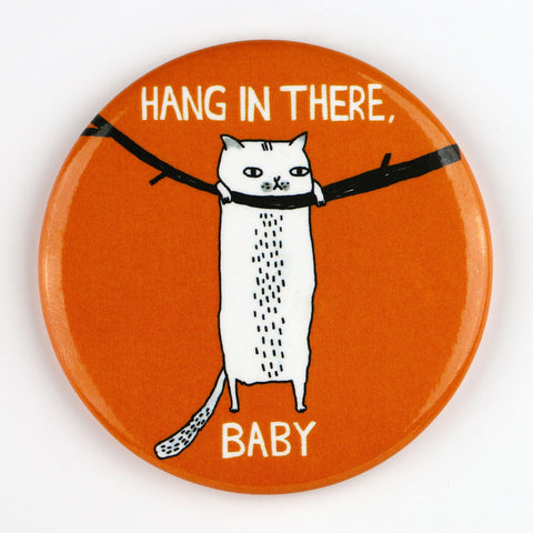Hang In There Baby Cat Big Magnet