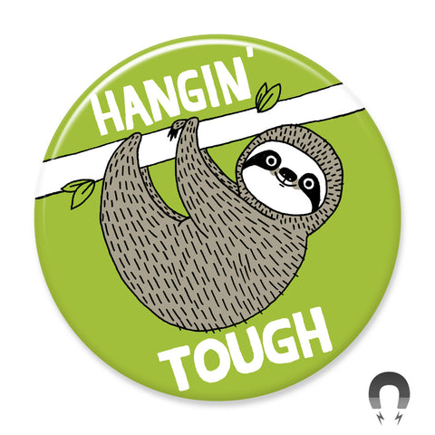 Hangin' Tough Sloth Big Magnet