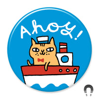 Ahoy! Cat Big Magnet