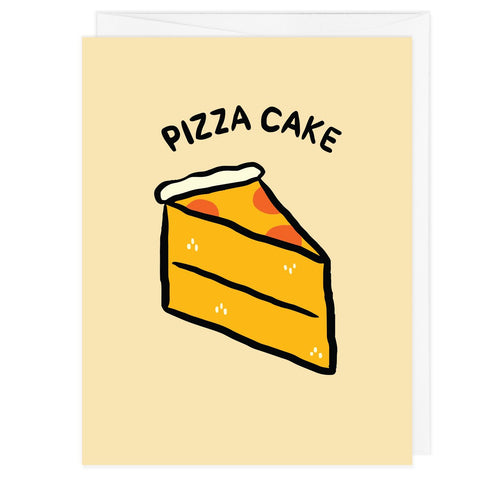 Pizza Cake A2 Card