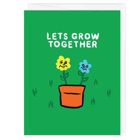 Let's Grow Together A2 Card