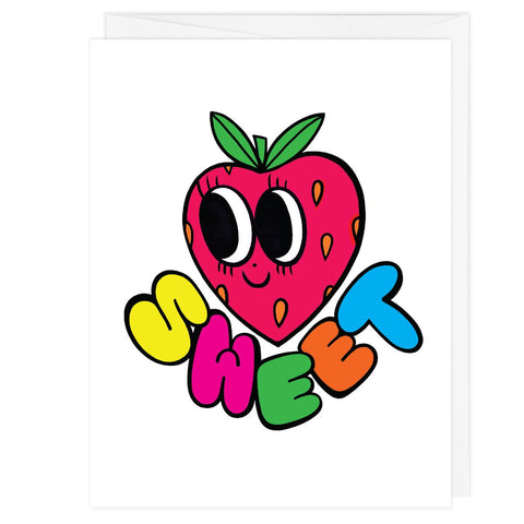 Sweet Strawberry A2 Card