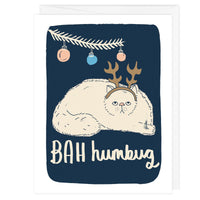 BAH Humbug Cat A2 Card