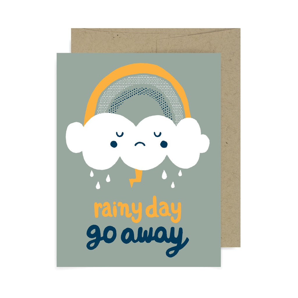Rainy Day Go Away A2 Card