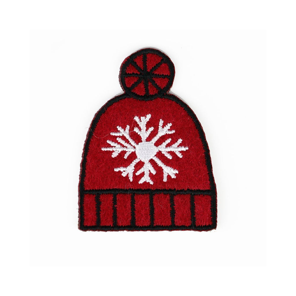 Snowhat Snow Hat Patch by Kate Sutton + Badge Bomb – Badge Bomb Shop