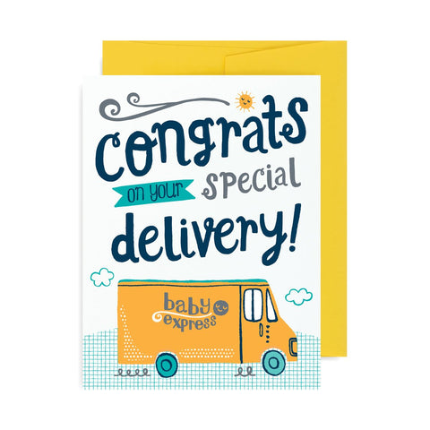 Congrats Special Delivery A2 Card