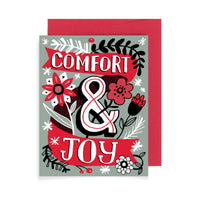 Comfort and Joy A2 Card