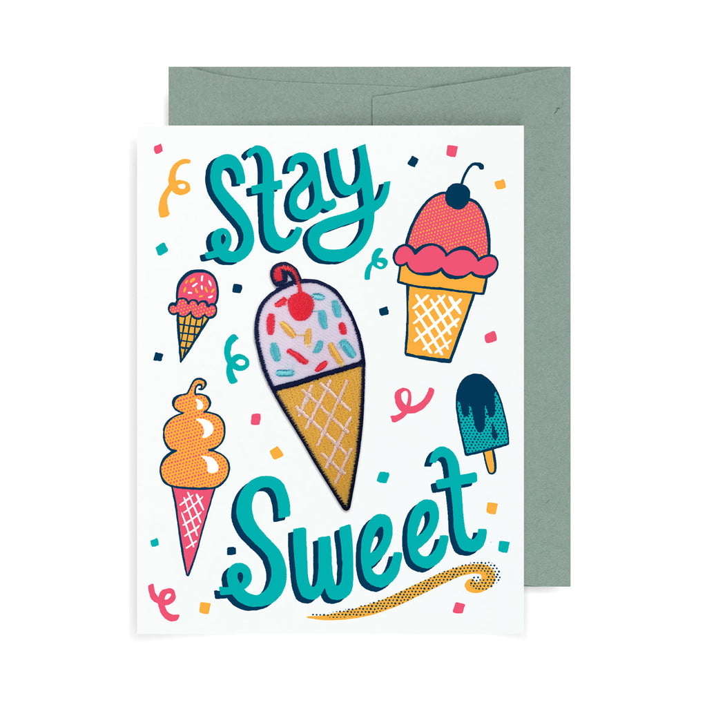 Stay Sweet Patch Card