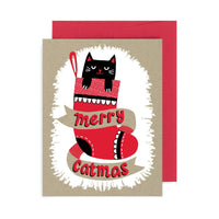Merry Catmas A2 Card