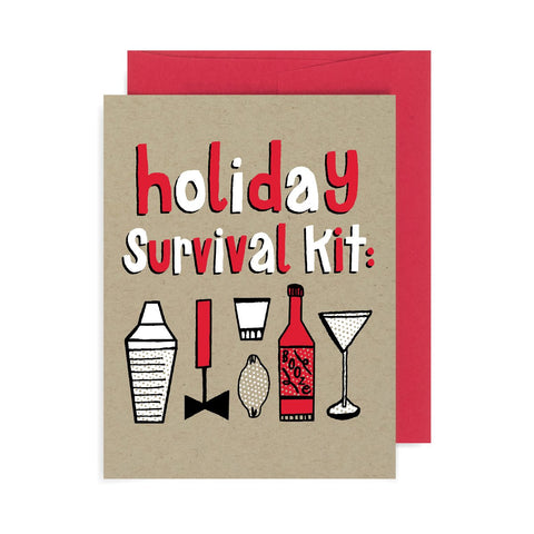 Holiday Survival Kit A2 Card