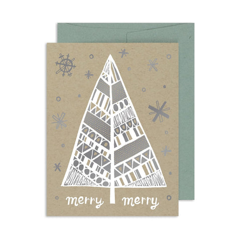 Merry Merry Tree A2 Card
