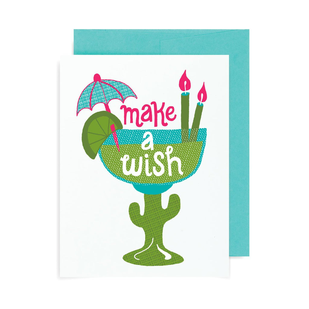 Make a Wish Margarita A2 Card