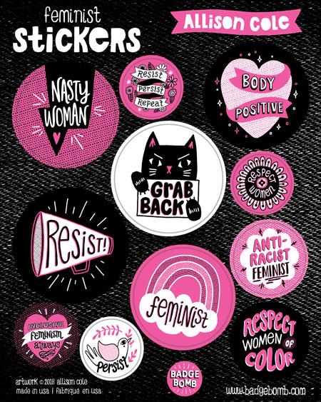 Feminist Stickers