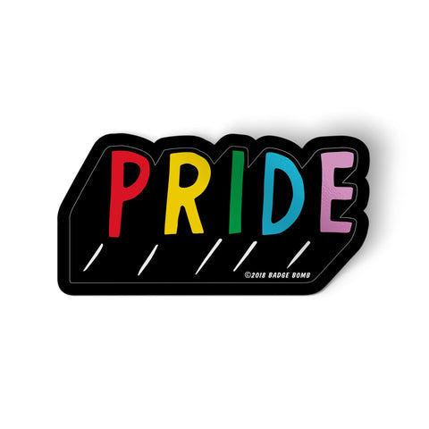 Pride Word Big Sticker