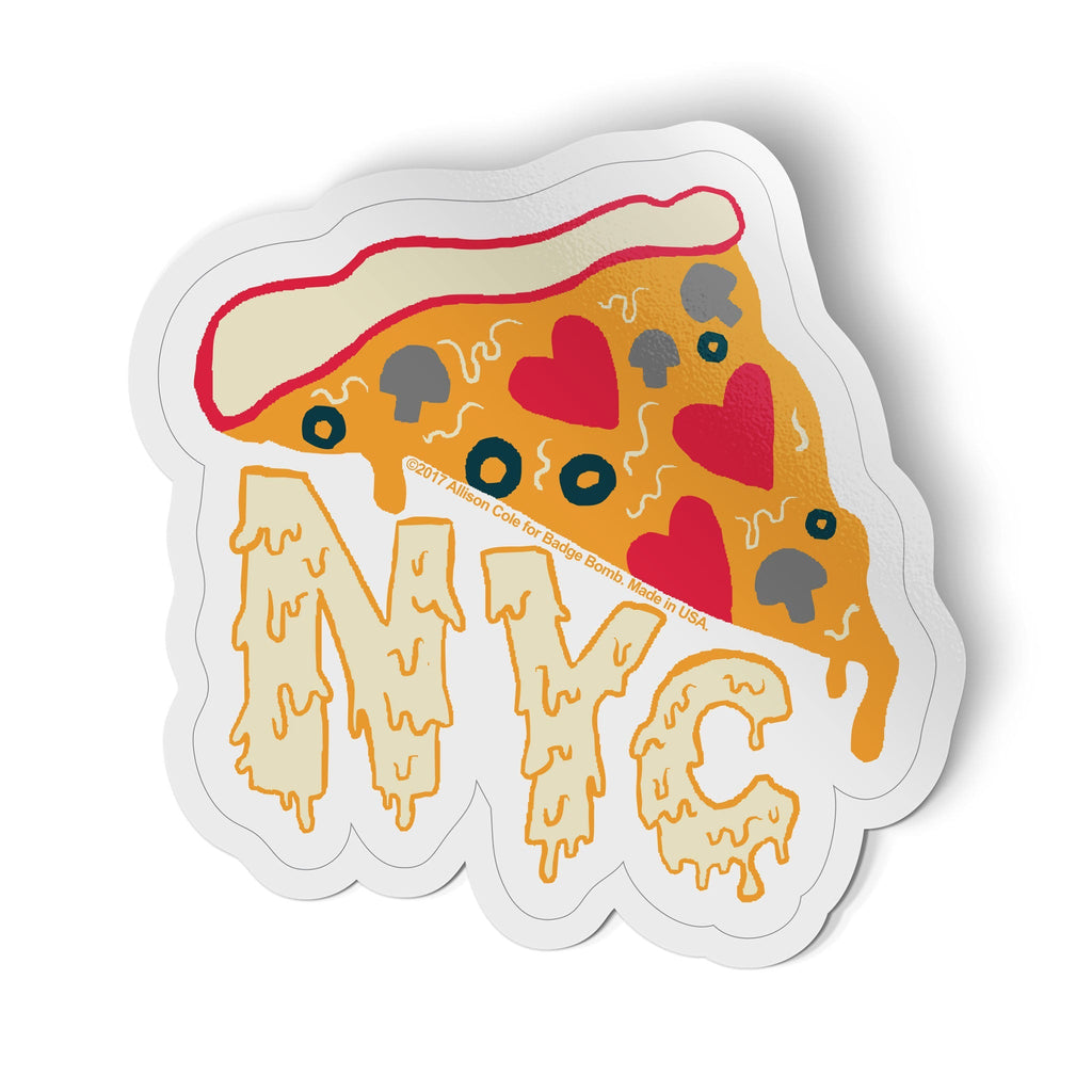 NYC Pizza Big Sticker
