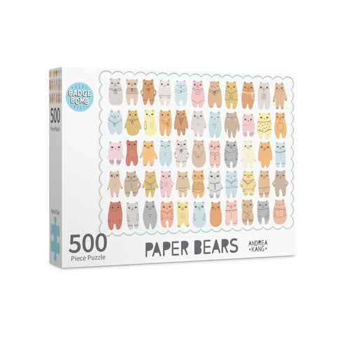 Paper Bears 500-Piece Puzzle