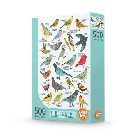 Bird School 500-Piece Puzzle
