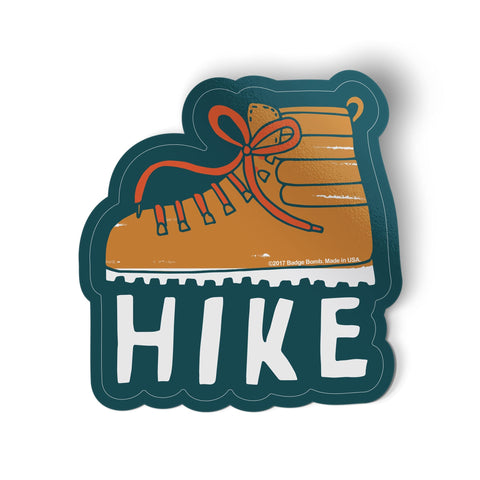 Hiking Boot Big Sticker