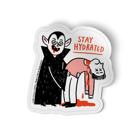 Hydrated Vampire Sticker